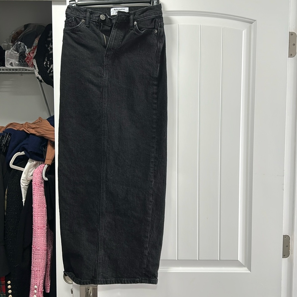 Reformation Jean skirt